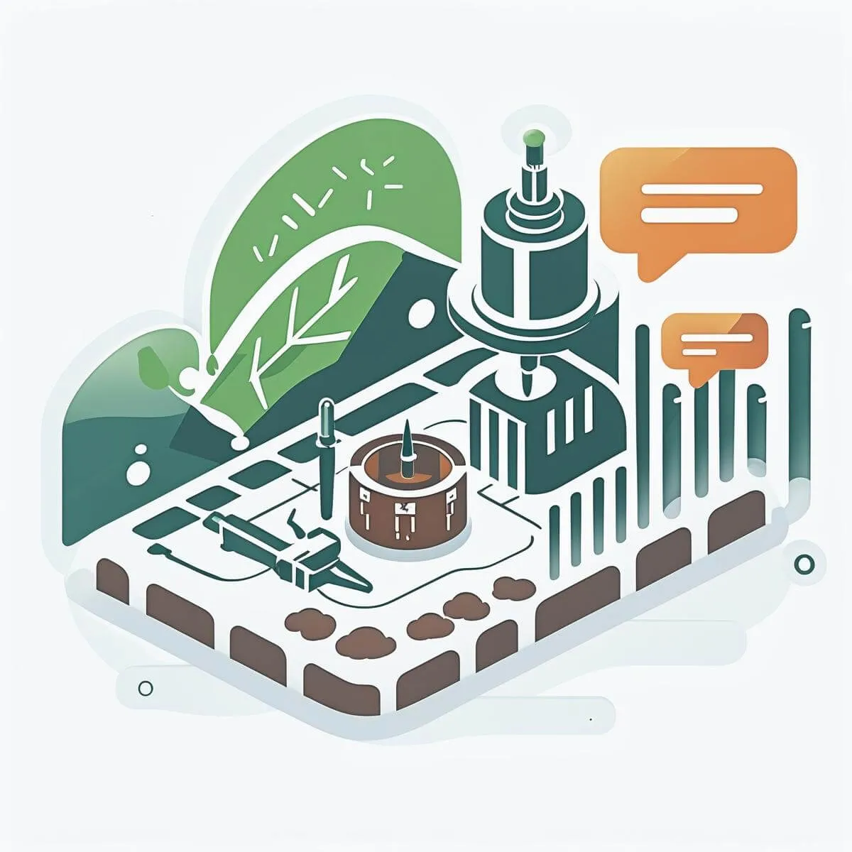 Illustration of contract manufacturing operations